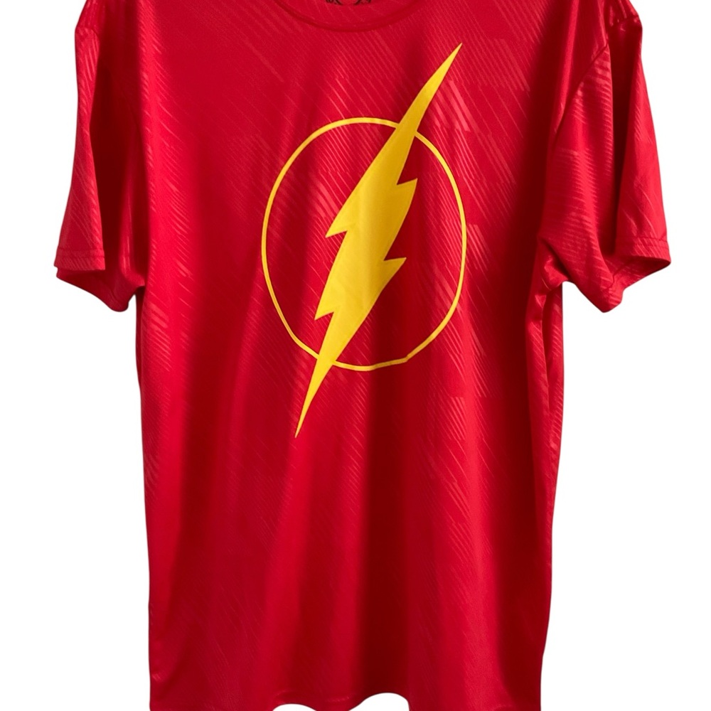 DC Comics Originals Red Shirt Lightning Bolt